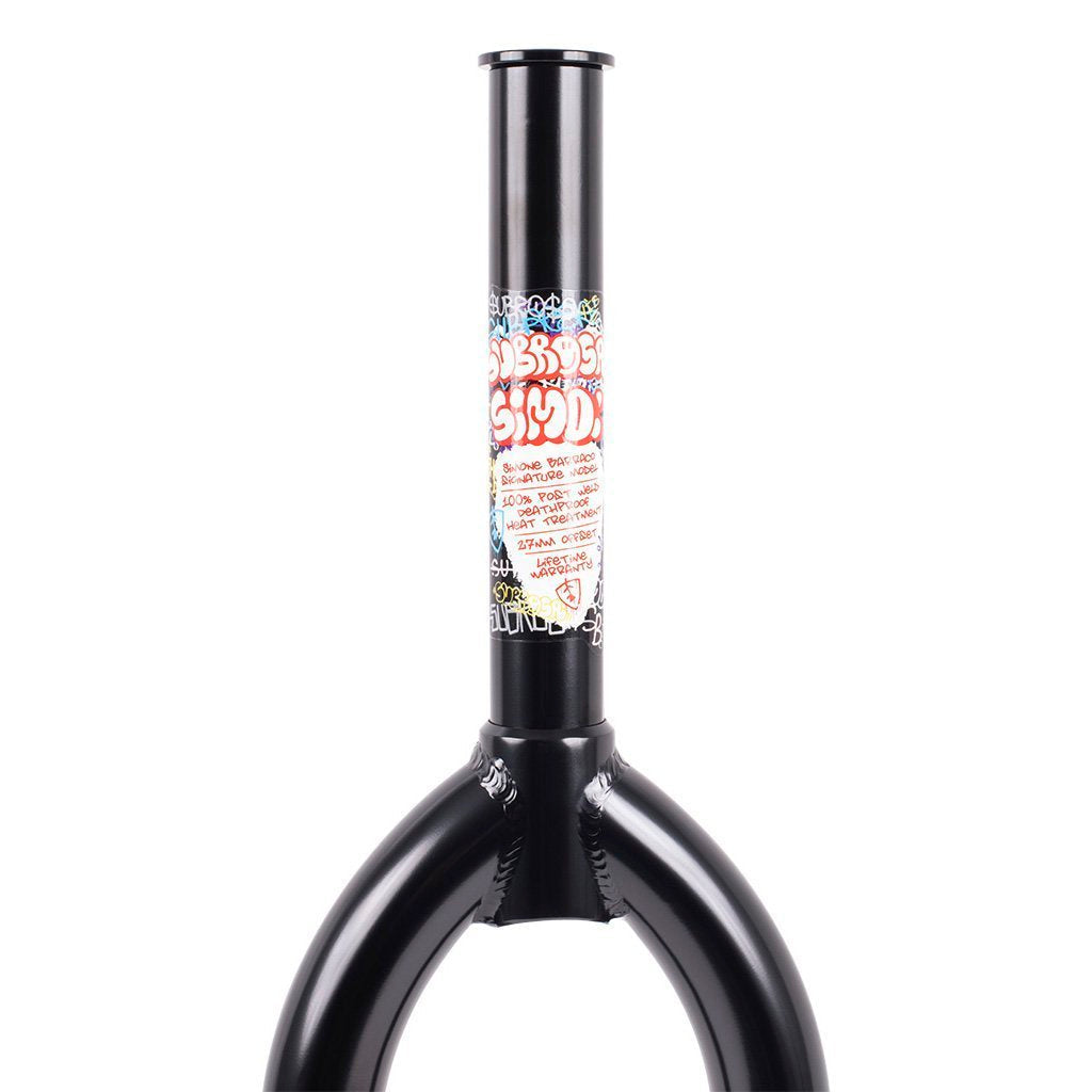 Subrosa Simo 18" Fork (Black) - Sparkys Brands Sparkys Brands  18", Forks, Forks and Bars, Subrosa Brand, Youth bmx pro quality freestyle bicycle
