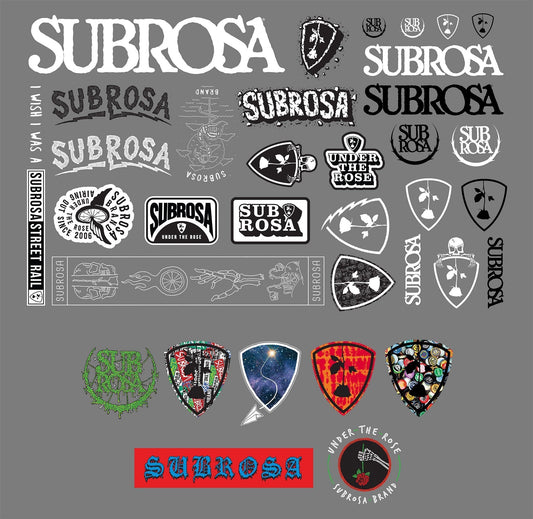 Subrosa Slime Sticker Pack - Sparkys Brands Sparkys Brands  Stickers, Stickers and Posters, Subrosa Brand bmx pro quality freestyle bicycle