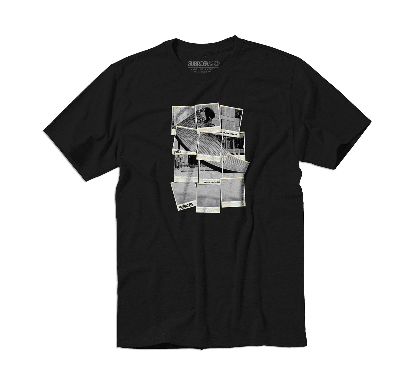 SUBROSA Picture T-Shirt (Black) - Sparkys Brands Sparkys Brands  Apparel, Short Sleeve, Subrosa Brand, T-Shirts bmx pro quality freestyle bicycle