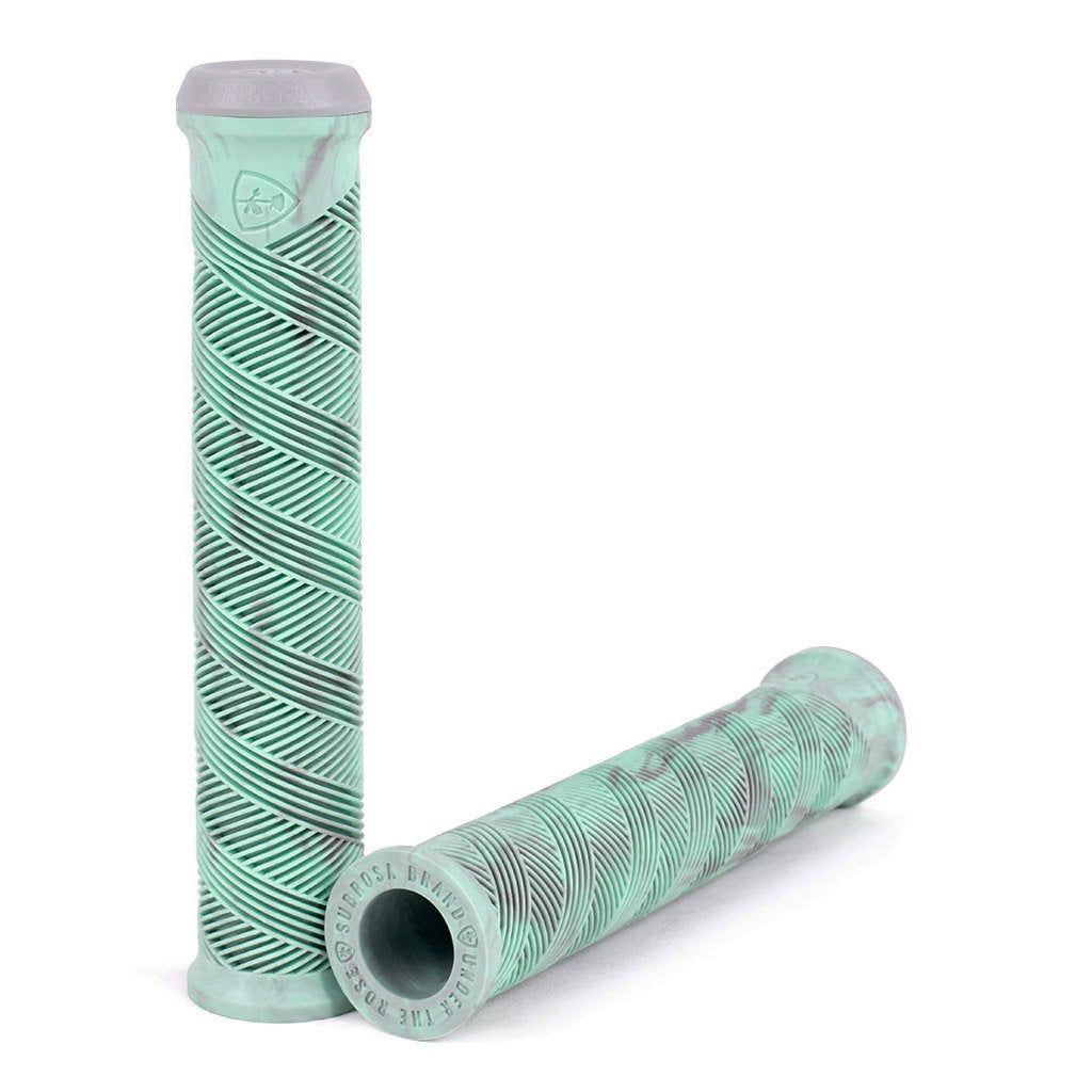 Subrosa Dialed Grips DCR (Teal Drip) - Sparkys Brands Sparkys Brands  Components, Grips, Grips and Bar Ends, Subrosa Brand bmx pro quality freestyle bicycle