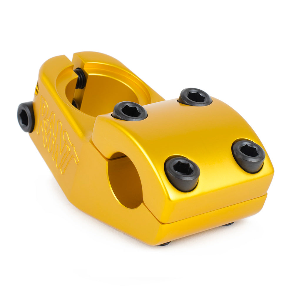 RANT Trill Top Load Stem (Matte Gold) - Sparkys Brands Sparkys Brands  Components, Rant Bmx, Stems bmx pro quality freestyle bicycle