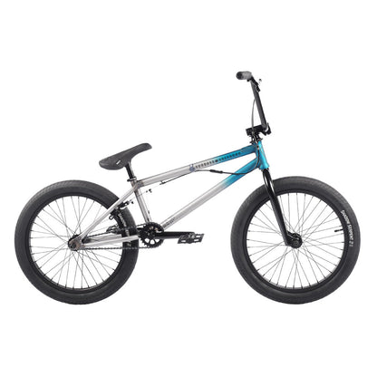 Subrosa Salvador Park Complete BMX Bike (Raw w/ Trans Teal Fade) - Sparkys Brands Sparkys Brands Bicycles 20", Complete Bikes, Rant Bmx, Salvador, Subrosa Brand, The Shadow Conspiracy bmx pro quality freestyle bicycle