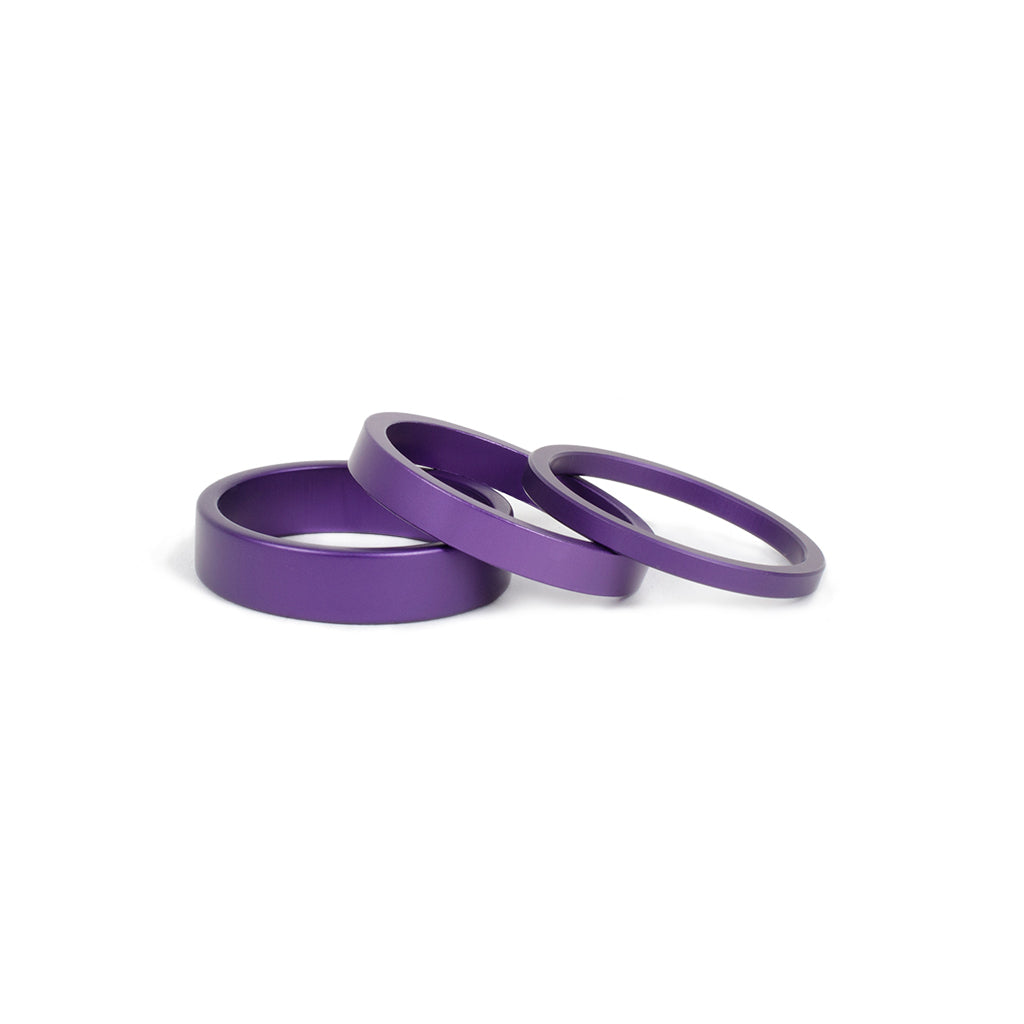 RANT Stack 'Em Spacers (90's Purple) - Sparkys Brands Sparkys Brands  Components, Headset Spacers, Headsets and Spacers, Rant Bmx bmx pro quality freestyle bicycle