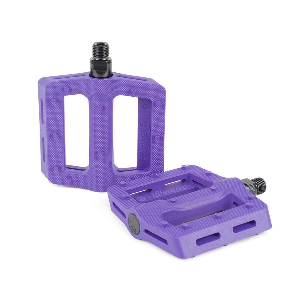 Shadow Surface Plastic Pedal (Skeletor Purple) - Sparkys Brands Sparkys Brands  Components, Pedals, The Shadow Conspiracy bmx pro quality freestyle bicycle