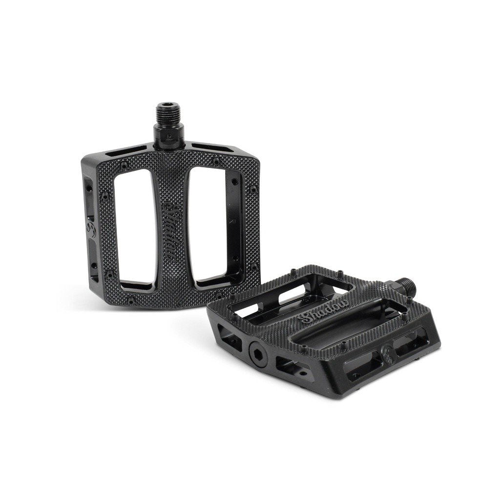 SHADOW Metal Pedal Alloy Sealed (Black) - Sparkys Brands Sparkys Brands  Components, Pedals, The Shadow Conspiracy bmx pro quality freestyle bicycle