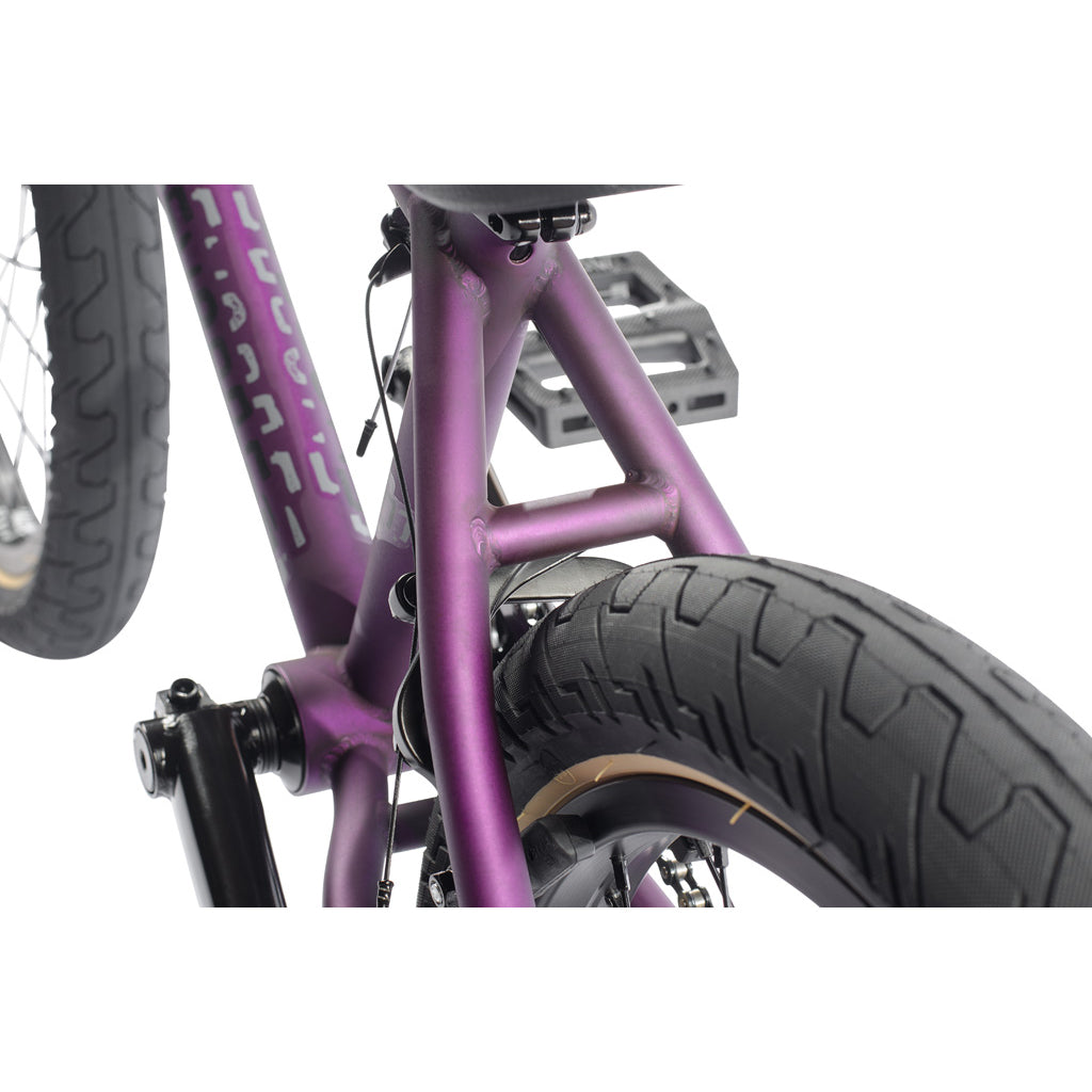 Subrosa Tiro Complete BMX Bike (Matte Translucent Purple) - Sparkys Brands Sparkys Brands Bicycles 20", Complete Bikes, Rant Bmx, Subrosa Brand, The Shadow Conspiracy, Tiro bmx pro quality freestyle bicycle