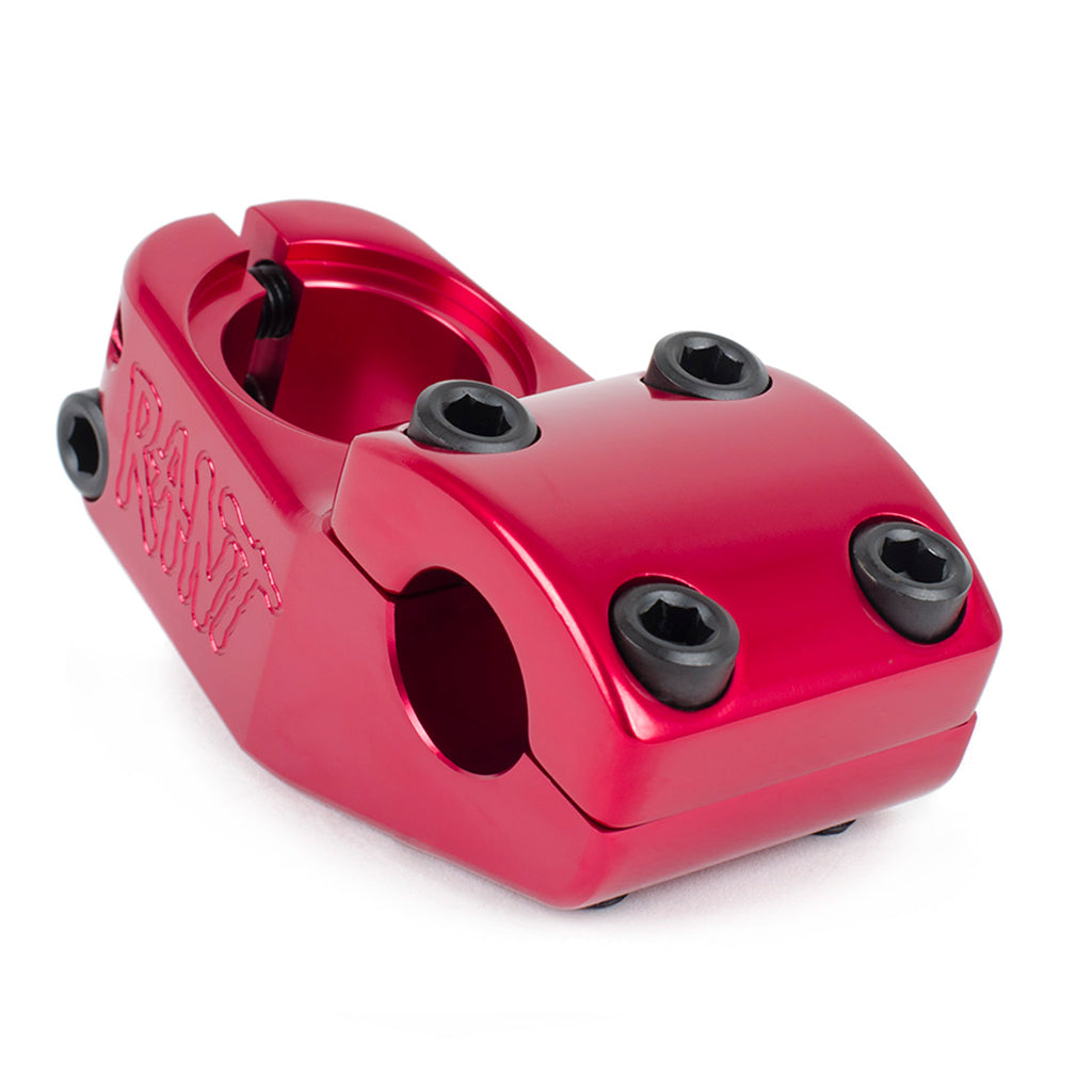 RANT Trill Top Load Stem (Red) - Sparkys Brands Sparkys Brands  Components, Rant Bmx, Stems bmx pro quality freestyle bicycle